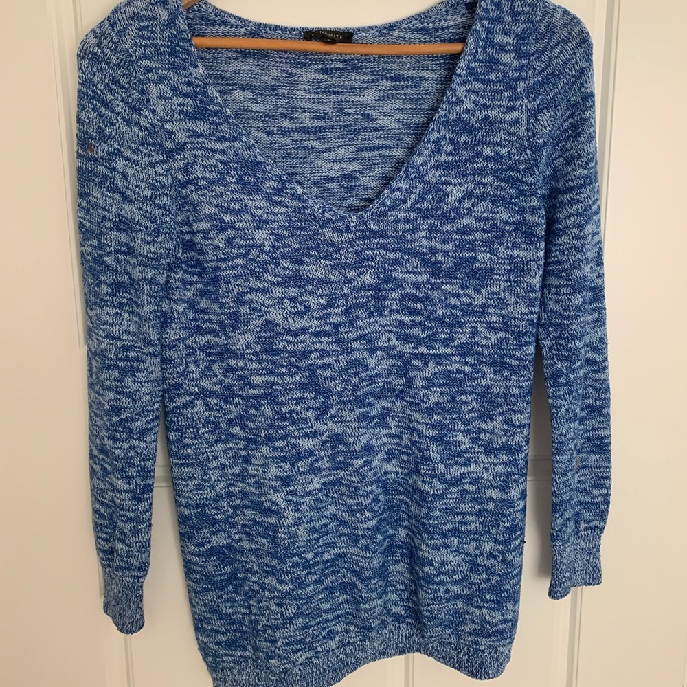 Blue Knit Cardi